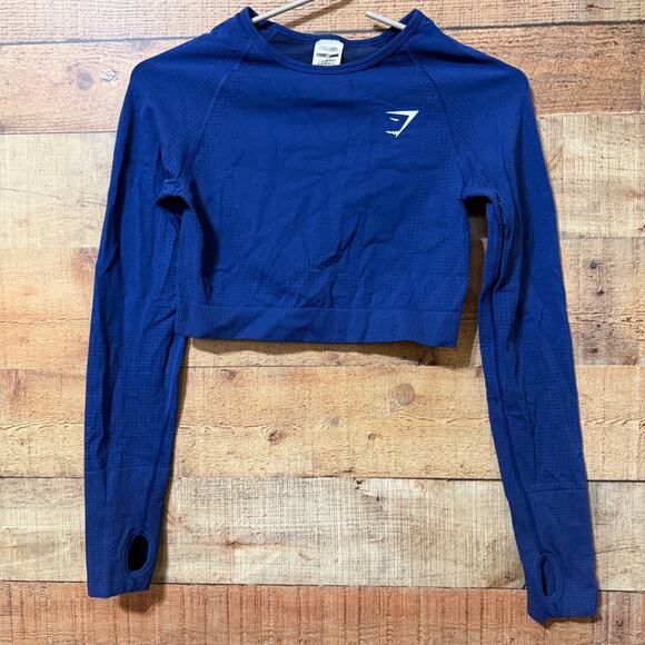 Gymshark Vital Crop Long Sleeve Size Medium - Picture 2 of 11